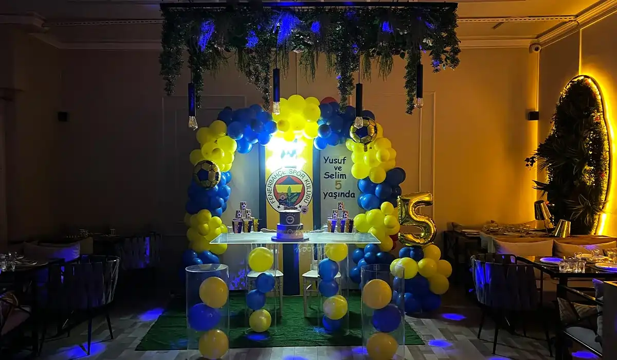 Fenerbahçe temalı parti - Gülayşe Akademi Oyun ve Parti Evi Beylikdüzü