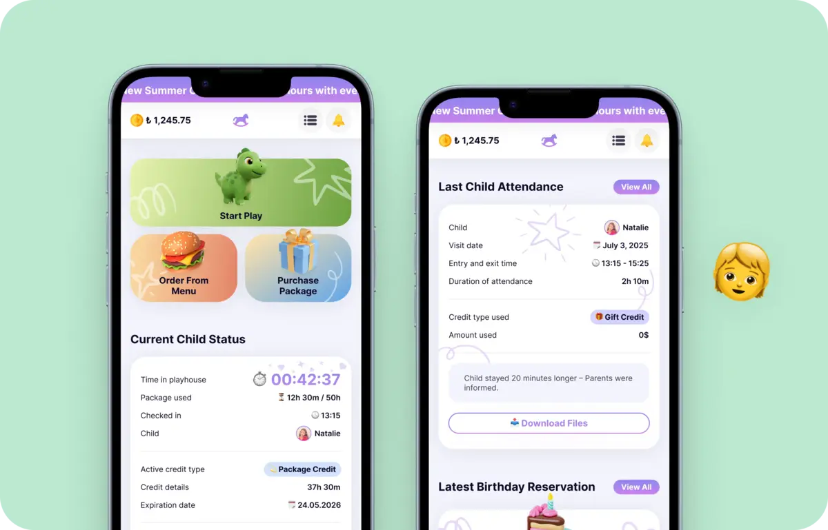 Beylikdüzü Gülayşe Akademi çevrimiçi çocuk yönetim sistemi paneli